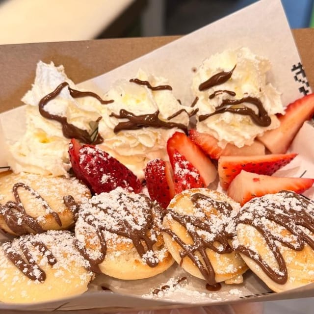 Nutella Mini Pancakes - 10 Pieces.