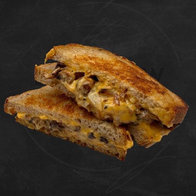 Grilled Mushroom & Cheese.