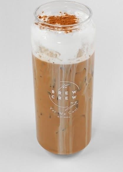 Oat Milk Brown Sugar Shaken Espresso.